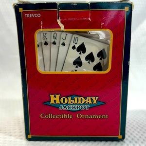 Holiday Jackpot Royal Flush tree ornament